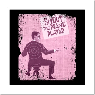 Charlies Melodic Escape Shoot the Piano Fan Tee Posters and Art